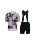 RIVANELLE Tricoul și pantaloni scurți de ciclism - BAROC - negru/gri