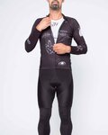 HOLOKOLO Mega set de ciclism - BLACK OUT SUMMER - alb/negru