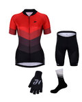 HOLOKOLO Mega set de ciclism - NEW NEUTRAL LADY - roșu/negru