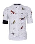HOLOKOLO Tricou de ciclism cu mânecă scurtă - ALIVE ELITE - alb/multicolor