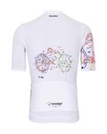 HOLOKOLO Tricou de ciclism cu mânecă scurtă - MAAPPI ELITE - multicolor/alb