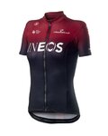 CASTELLI Tricou de ciclism cu mânecă scurtă - TEAM INEOS 2019 LADY - roșu/negru
