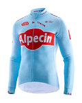 KATUSHA SPORTS Tricou de ciclism cu mânecă lungă de vară - ALPECIN 2019 SUMMER - albastru deschis/roșu