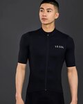 LE COL Tricou de ciclism cu mânecă scurtă - HORS CATEGORIE II - negru