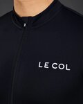 LE COL Tricou de ciclism cu mânecă scurtă - HORS CATEGORIE II - negru