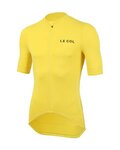 LE COL Tricou de ciclism cu mânecă scurtă - HORS CATEGORIE II - galben
