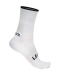 LE COL Șosete clasice de ciclism - LIGHTWEIGHT - alb
