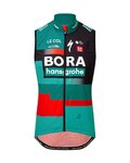 LE COL Vestă de ciclism - BORA HANSGROHE 2023 REPLICA SPORT - verde/negru/roșu