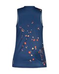 MALOJA Tricou de ciclism fără mâneci - TRECIMEM. LADY - albastru