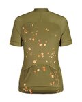 MALOJA Tricou de ciclism cu mânecă scurtă - TRECIMEM. 1/2 LADY - verde