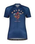 MALOJA Tricou de ciclism cu mânecă scurtă - GANESM. 1/2 LADY - albastru