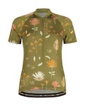 MALOJA Tricou de ciclism cu mânecă scurtă - GANESM. AOP 1/2 LADY - verde