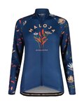 MALOJA Tricou de ciclism cu mânecă lungă de vară - GANESM. 1/1 LADY - albastru