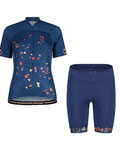 MALOJA Tricoul și pantaloni scurți de ciclism - TRECIMEM. - albastru