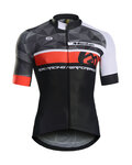 MONTON Tricou de ciclism cu mânecă scurtă - JAT II - negru/roșu