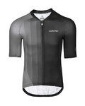 MONTON Tricou de ciclism cu mânecă scurtă - INK PAINTING - negru/gri