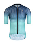 MONTON Tricou de ciclism cu mânecă scurtă - SPACE - verde/albastru