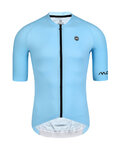 MONTON Tricou de ciclism cu mânecă scurtă - FAKIE - albastru deschis