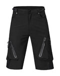 MONTON Pantaloni scurți de ciclism fără bretele - SPORTY MTB - negru