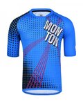 MONTON Tricou de ciclism cu mânecă scurtă - BANG MTB - albastru