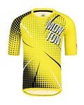 MONTON Tricou de ciclism cu mânecă scurtă - BOOM MTB - galben