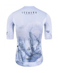 MONTON Tricou de ciclism cu mânecă scurtă - ICEBERG  - alb/gri