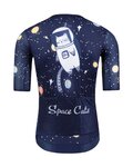 MONTON Tricou de ciclism cu mânecă scurtă - SPACECAT - albastru/multicolor