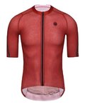 MONTON Tricou de ciclism cu mânecă scurtă - PRO CARBONFIBER - roșu