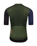 MONTON Tricou de ciclism cu mânecă scurtă - TRAVELER EVO - negru/verde/albastru