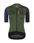 MONTON Tricou de ciclism cu mânecă scurtă - TRAVELER EVO LADY - negru/albastru/verde