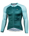 MONTON Tricou de ciclism cu mânecă lungă de vară - LEJO SUMMER - verde