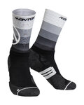 MONTON Șosete clasice de ciclism - VALLS 2  - alb/negru