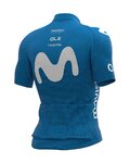 ALÉ Tricou de ciclism cu mânecă scurtă - MOVISTAR 2021 PR-R - albastru deschis