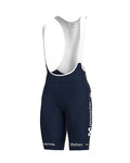 ALÉ Pantaloni scurți de ciclism cu bretele - MOVISTAR 2021 PR-R - albastru