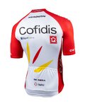 NALINI Tricou de ciclism cu mânecă scurtă - COFIDIS 2020 - roșu/alb