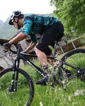 NALINI Tricou de ciclism cu mânecă lungă de vară - AIS HILL MTB - negru/verde