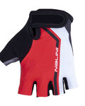 NALINI Mănuși de ciclism fără degete - AIS SALITA  - alb/roșu/negru