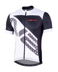 NALINI Tricou de ciclism cu mânecă scurtă - AIS VITTORIA 2.0 - negru/alb
