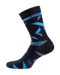 NALINI Șosete clasice de ciclism - AIS TUONO 2.0 H22 - albastru/negru
