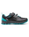 NORTHWAVE Pantofi de ciclism - ESCAPE EVO LADY - negru/turcoaz