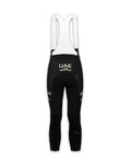 PISSEI Pantaloni de ciclism lungi cu bretele - UAE TEAM EMIRATES 23 - negru