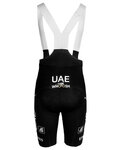 PISSEI Pantaloni scurți de ciclism cu bretele - UAE TEAM EMIRATES 2024 MAGISTRALE - negru