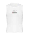 PISSEI Tricou de ciclism fără mâneci - UAE TEAM EMIRATES 23 - alb