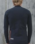 POC Tricou de cilism pentru iarnă cu mânecă lungă - RADIANT  - negru