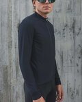 POC Tricou de cilism pentru iarnă cu mânecă lungă - RADIANT  - negru