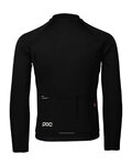 POC Tricou de cilism pentru iarnă cu mânecă lungă - THERMAL LITE  - negru