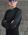 POC Tricou de cilism pentru iarnă cu mânecă lungă - THERMAL LITE  - negru