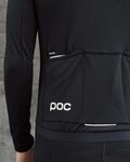 POC Tricou de cilism pentru iarnă cu mânecă lungă - THERMAL LITE  - negru