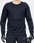 POC Tricou de ciclism cu mânecă lungă de vară - ESSENTIAL DH - negru
