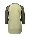 POC Tricou de ciclism cu mânecă scurtă - MTB PURE 3/4 LADY - verde/verde deschis
